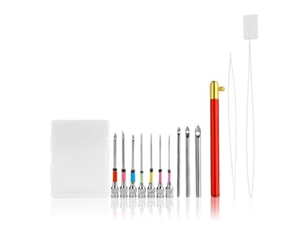 KIT DE AGUJAS DE PERFORACIÓN PARA BORDAR DE METAL