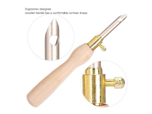 AGUJAS DE PERFORACIÓN PARA BORDAR DE MADERA - Imagen 2