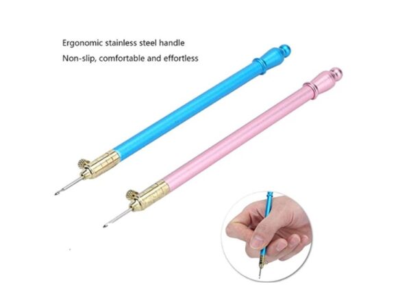 JUEGO DE AGUJAS ERGONOMICAS DE ACERO INOXIDABLE PARA BORDAR - Imagen 4